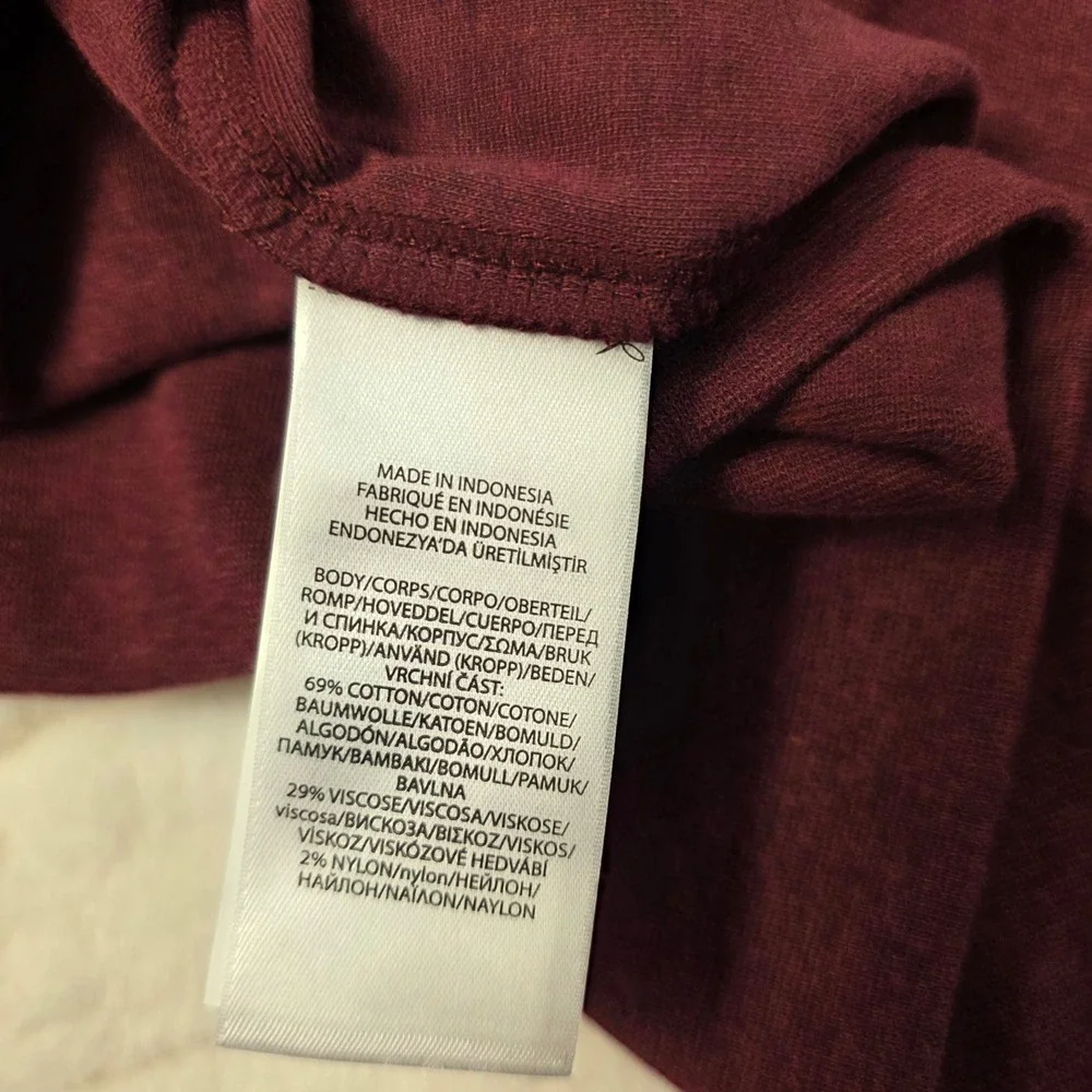 Polo Ralph Lauren Luxury Jersey Quarter Zip Pullover Sweater Mens M Burgandy